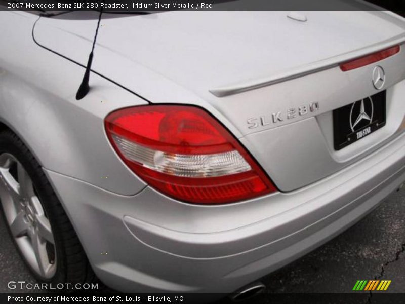 Iridium Silver Metallic / Red 2007 Mercedes-Benz SLK 280 Roadster