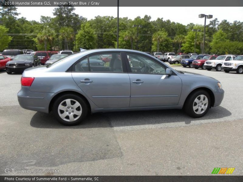 Medium Silver Blue / Gray 2010 Hyundai Sonata GLS