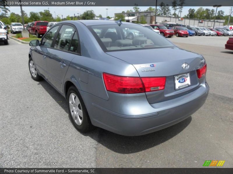 Medium Silver Blue / Gray 2010 Hyundai Sonata GLS
