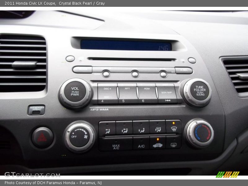 Controls of 2011 Civic LX Coupe