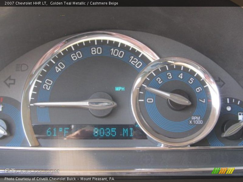 Golden Teal Metallic / Cashmere Beige 2007 Chevrolet HHR LT
