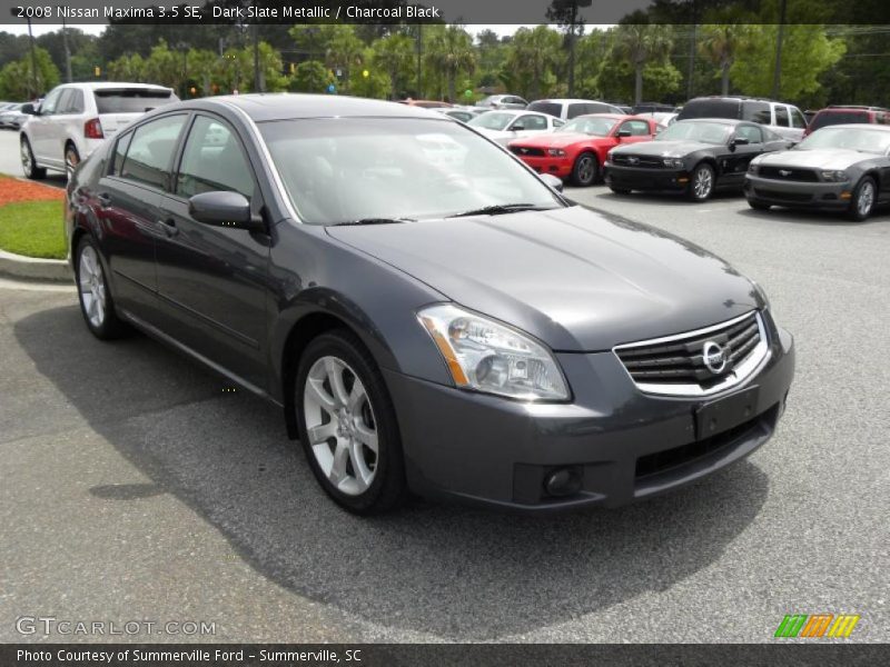 Dark Slate Metallic / Charcoal Black 2008 Nissan Maxima 3.5 SE