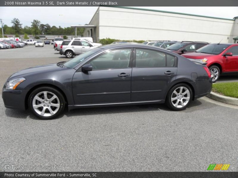 Dark Slate Metallic / Charcoal Black 2008 Nissan Maxima 3.5 SE