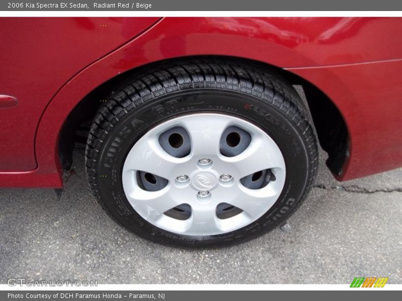 Radiant Red / Beige 2006 Kia Spectra EX Sedan