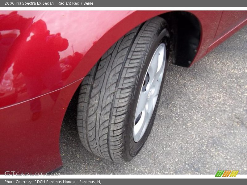 Radiant Red / Beige 2006 Kia Spectra EX Sedan