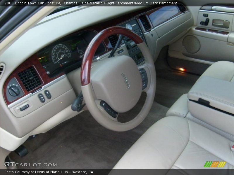 Charcoal Beige Metallic / Light Parchment/Medium Dark Parchment 2005 Lincoln Town Car Signature