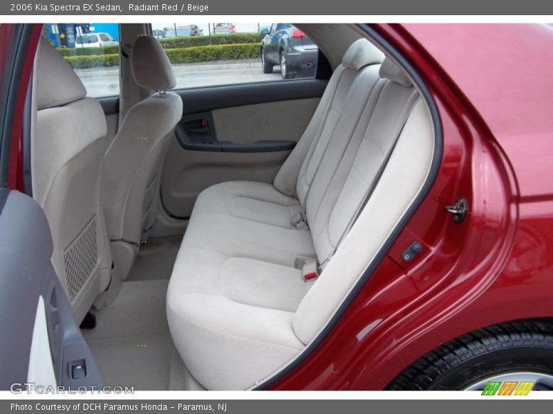 Radiant Red / Beige 2006 Kia Spectra EX Sedan