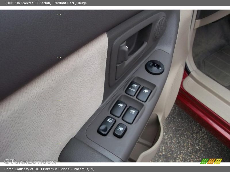 Radiant Red / Beige 2006 Kia Spectra EX Sedan