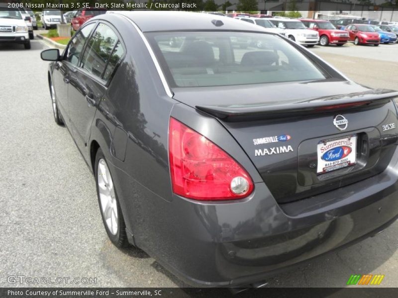 Dark Slate Metallic / Charcoal Black 2008 Nissan Maxima 3.5 SE