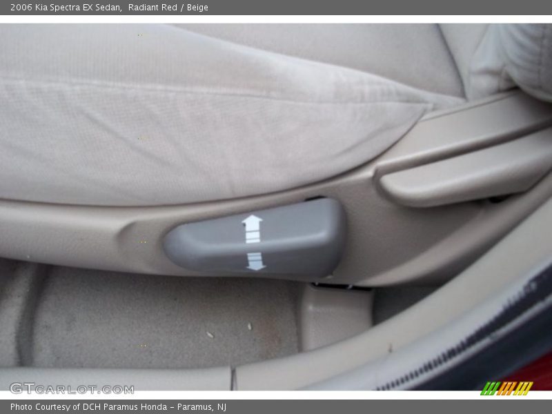 Radiant Red / Beige 2006 Kia Spectra EX Sedan