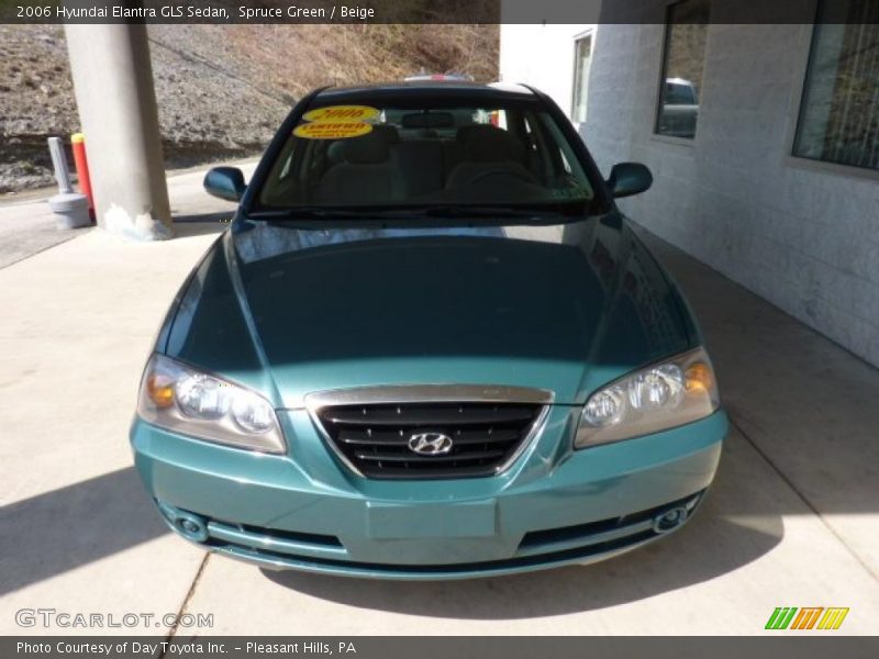 Spruce Green / Beige 2006 Hyundai Elantra GLS Sedan