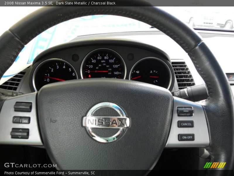 Dark Slate Metallic / Charcoal Black 2008 Nissan Maxima 3.5 SE