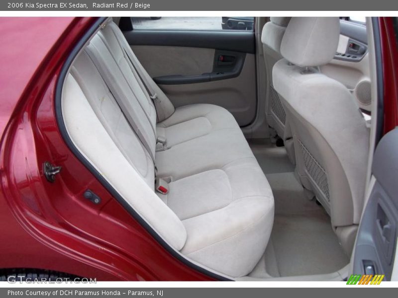 Radiant Red / Beige 2006 Kia Spectra EX Sedan