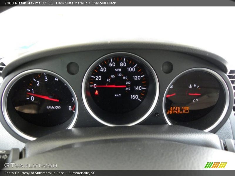 Dark Slate Metallic / Charcoal Black 2008 Nissan Maxima 3.5 SE