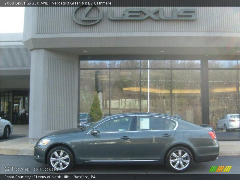 Verdegris Green Mica / Cashmere 2008 Lexus GS 350 AWD