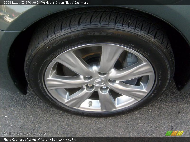Verdegris Green Mica / Cashmere 2008 Lexus GS 350 AWD
