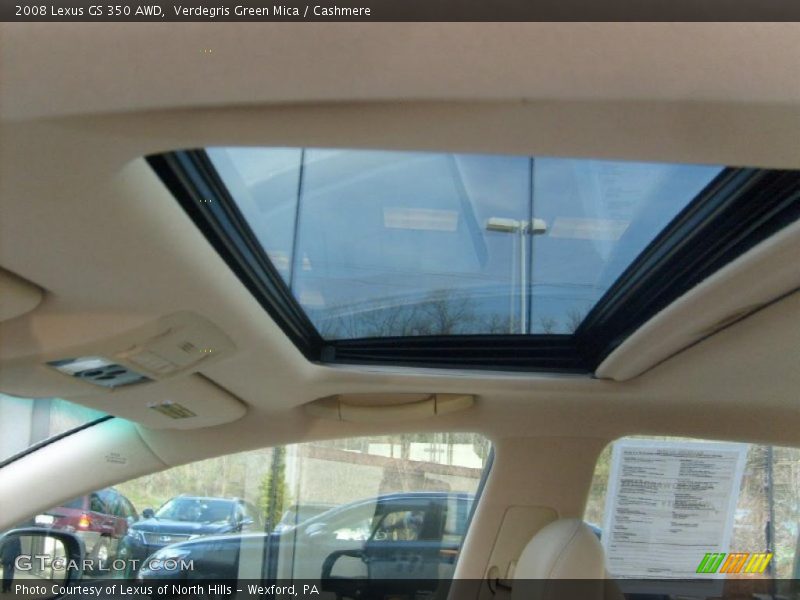 Verdegris Green Mica / Cashmere 2008 Lexus GS 350 AWD