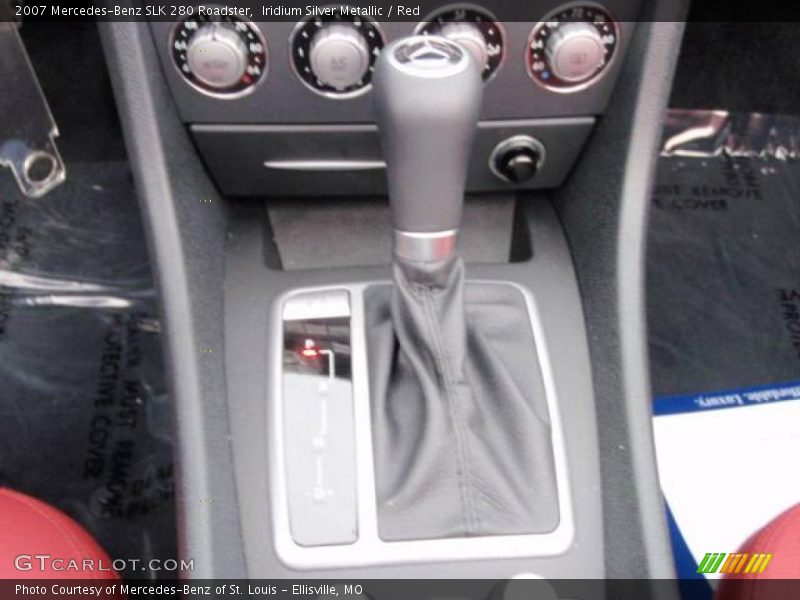 Iridium Silver Metallic / Red 2007 Mercedes-Benz SLK 280 Roadster
