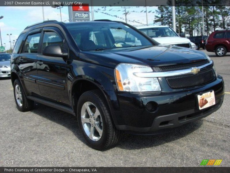 Black / Light Gray 2007 Chevrolet Equinox LS