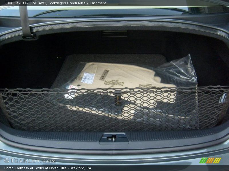 Verdegris Green Mica / Cashmere 2008 Lexus GS 350 AWD