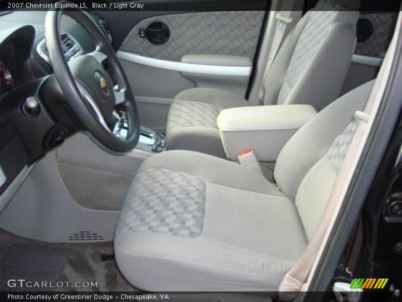 Black / Light Gray 2007 Chevrolet Equinox LS