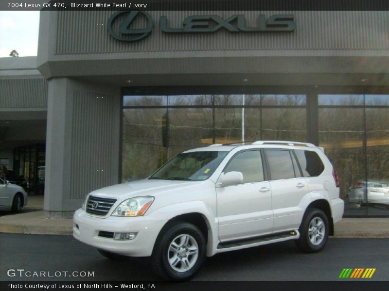 Blizzard White Pearl / Ivory 2004 Lexus GX 470