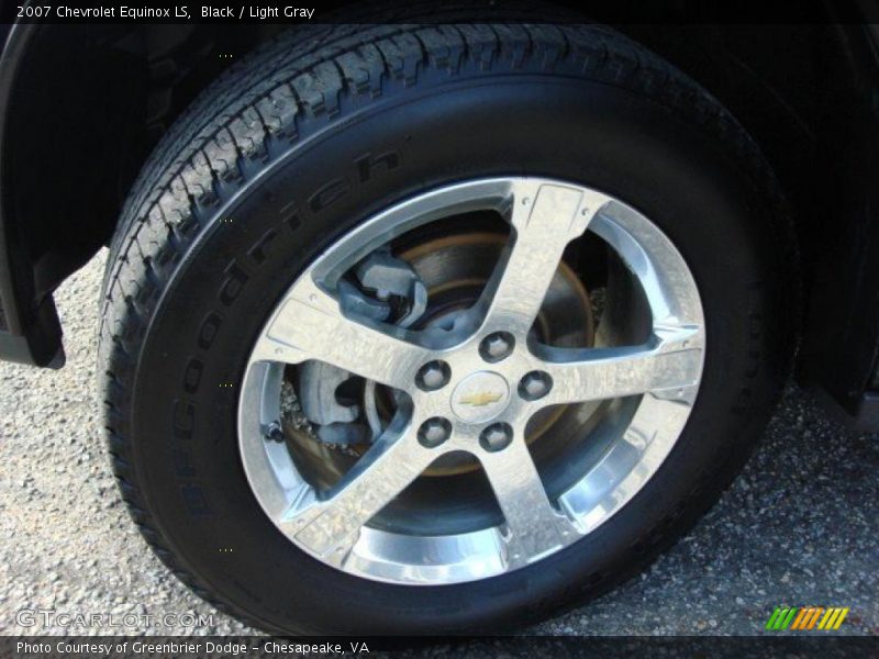 Black / Light Gray 2007 Chevrolet Equinox LS