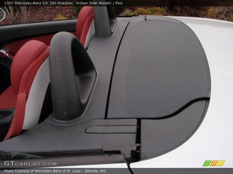 Iridium Silver Metallic / Red 2007 Mercedes-Benz SLK 280 Roadster