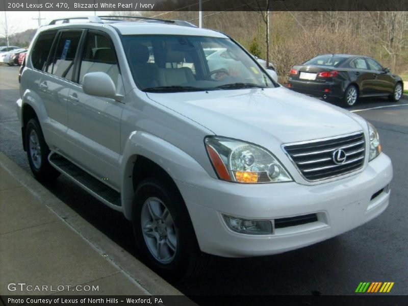 Blizzard White Pearl / Ivory 2004 Lexus GX 470