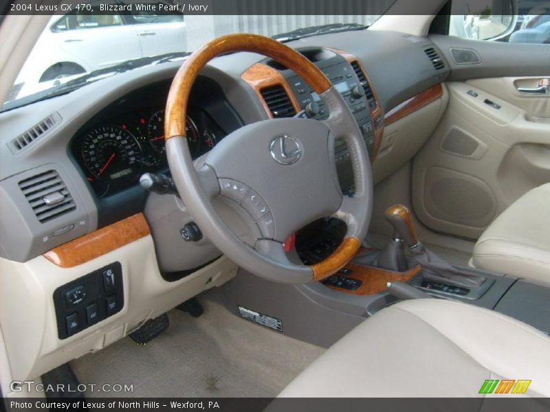 Blizzard White Pearl / Ivory 2004 Lexus GX 470