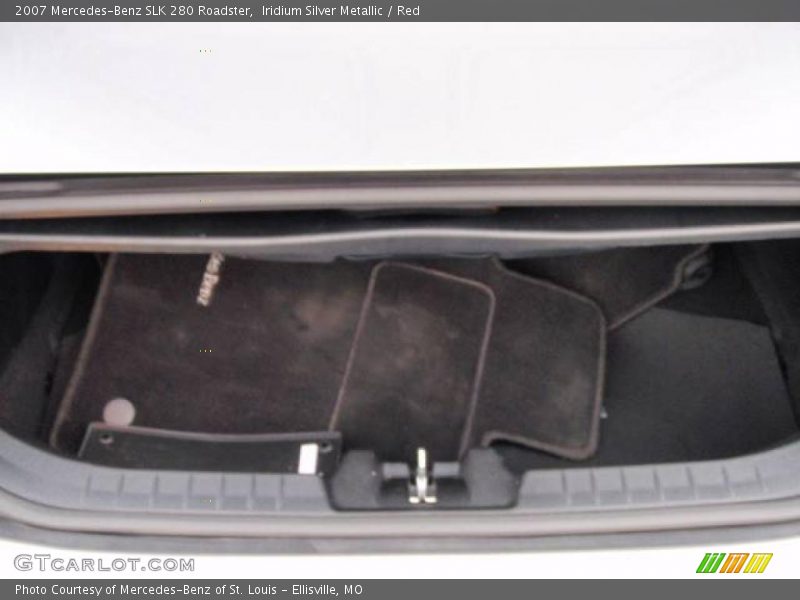 Iridium Silver Metallic / Red 2007 Mercedes-Benz SLK 280 Roadster