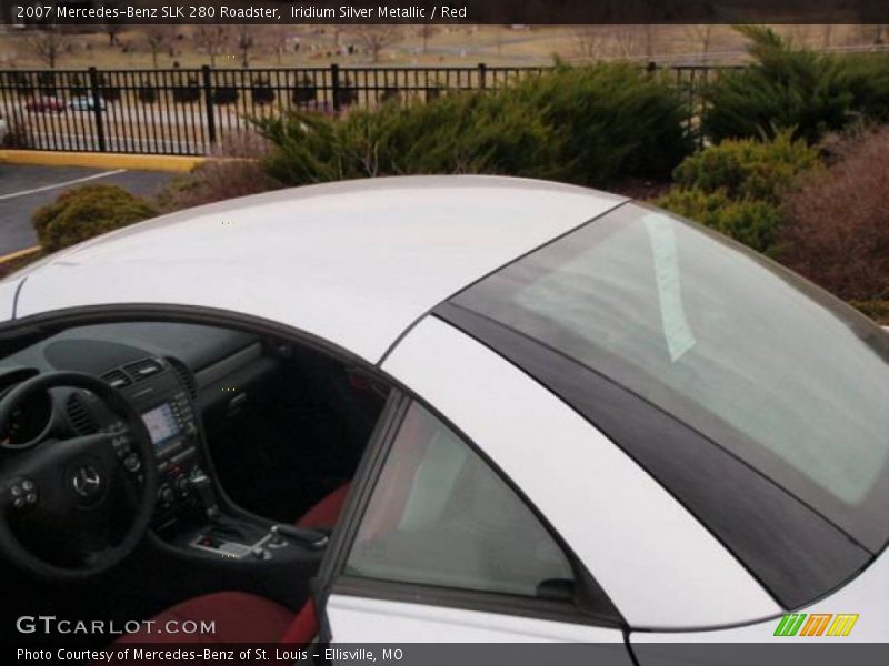 Iridium Silver Metallic / Red 2007 Mercedes-Benz SLK 280 Roadster