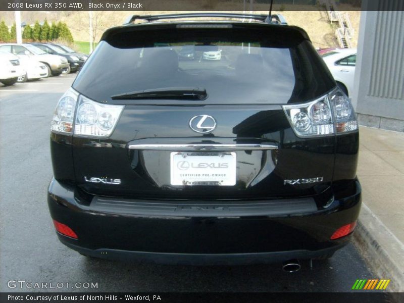 Black Onyx / Black 2008 Lexus RX 350 AWD