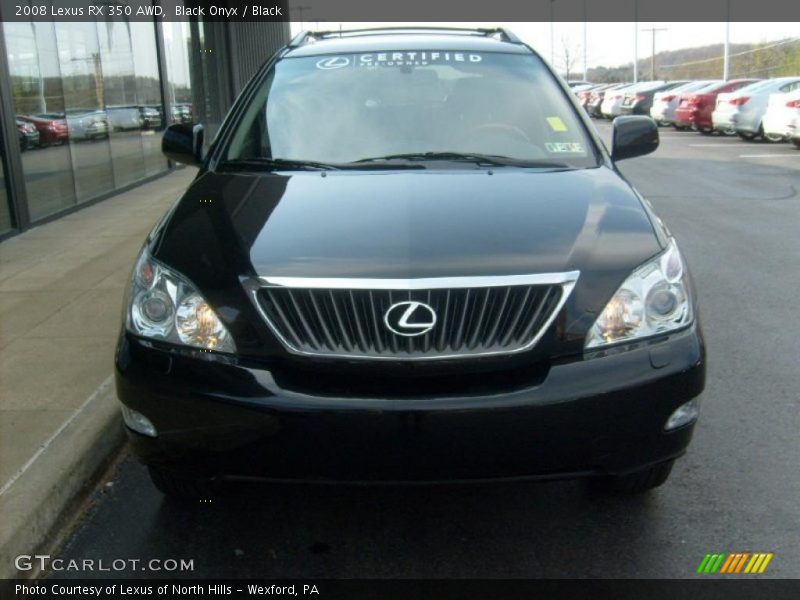 Black Onyx / Black 2008 Lexus RX 350 AWD