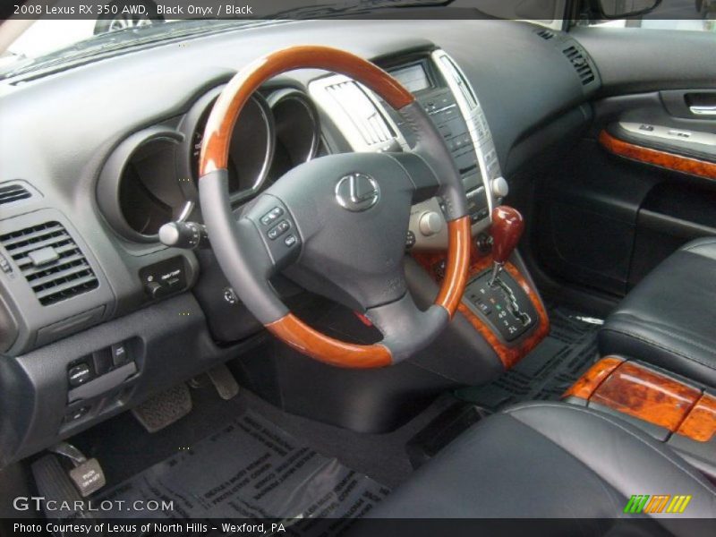 Black Onyx / Black 2008 Lexus RX 350 AWD