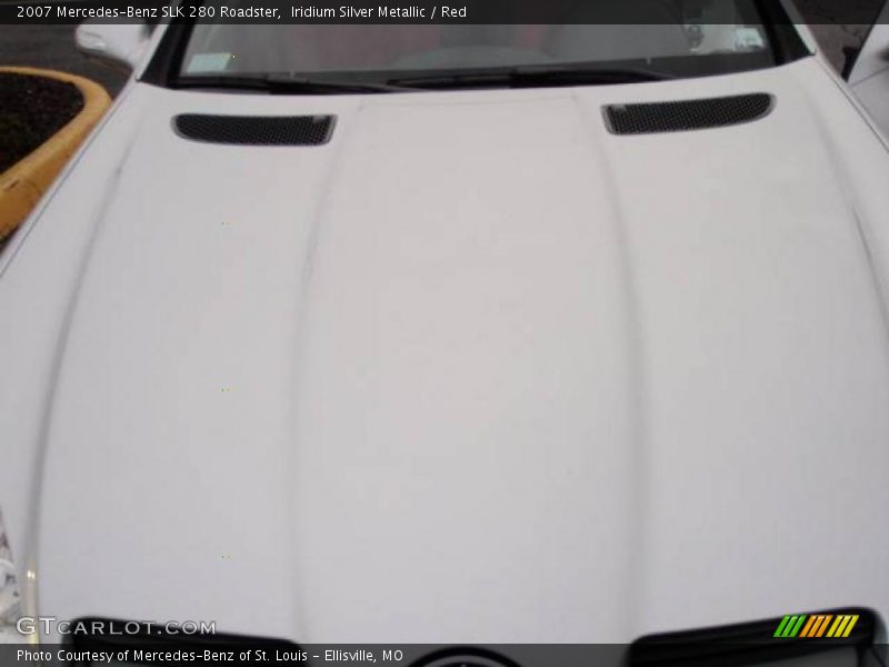 Iridium Silver Metallic / Red 2007 Mercedes-Benz SLK 280 Roadster
