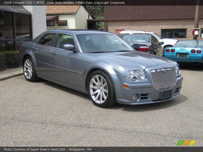 Silver Steel Metallic / Dark Slate Gray/Light Graystone 2006 Chrysler 300 C SRT8