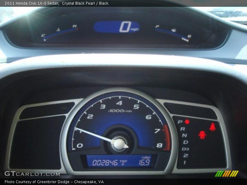  2011 Civic LX-S Sedan LX-S Sedan Gauges