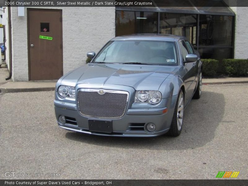 Silver Steel Metallic / Dark Slate Gray/Light Graystone 2006 Chrysler 300 C SRT8