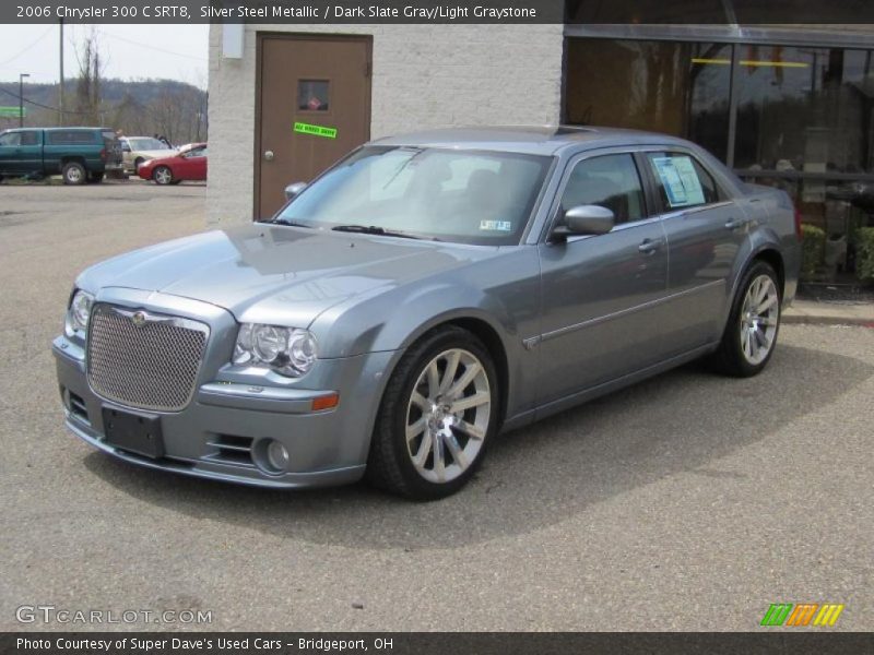 Silver Steel Metallic / Dark Slate Gray/Light Graystone 2006 Chrysler 300 C SRT8