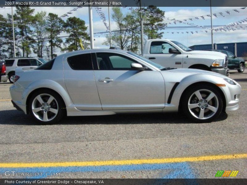Sunlight Silver Metallic / Black 2007 Mazda RX-8 Grand Touring