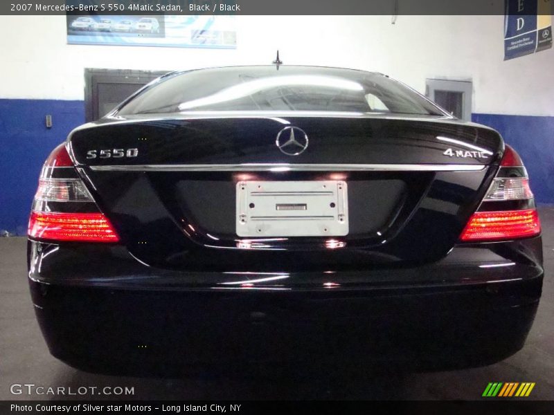Black / Black 2007 Mercedes-Benz S 550 4Matic Sedan