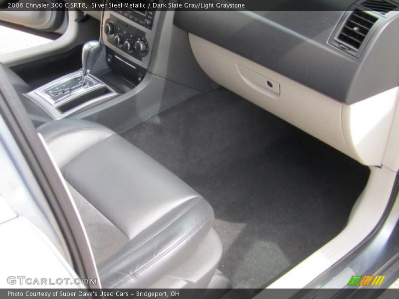 Silver Steel Metallic / Dark Slate Gray/Light Graystone 2006 Chrysler 300 C SRT8
