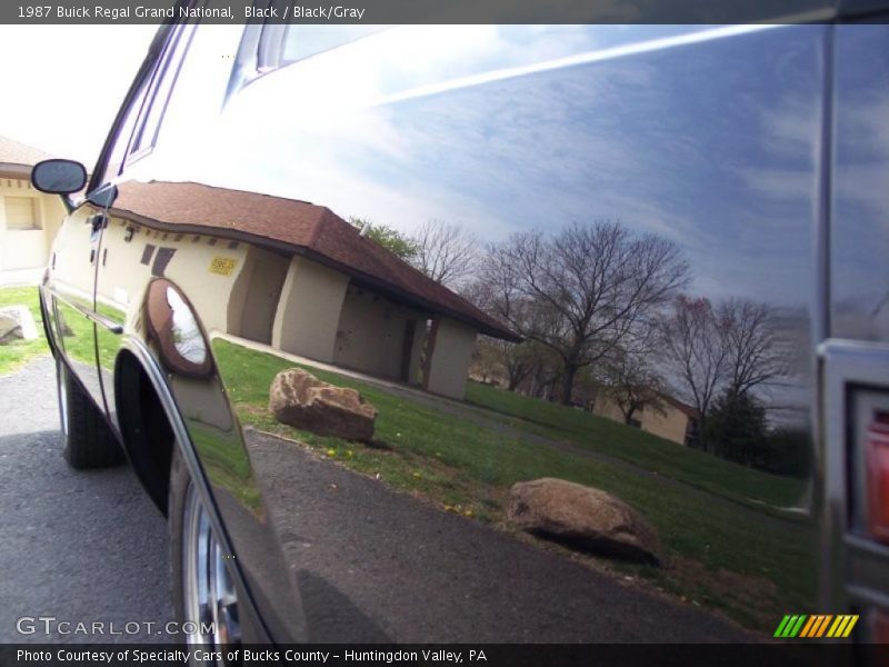 Black / Black/Gray 1987 Buick Regal Grand National