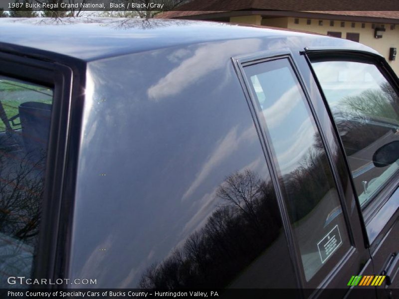 Black / Black/Gray 1987 Buick Regal Grand National