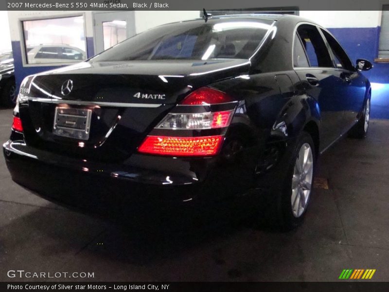 Black / Black 2007 Mercedes-Benz S 550 4Matic Sedan