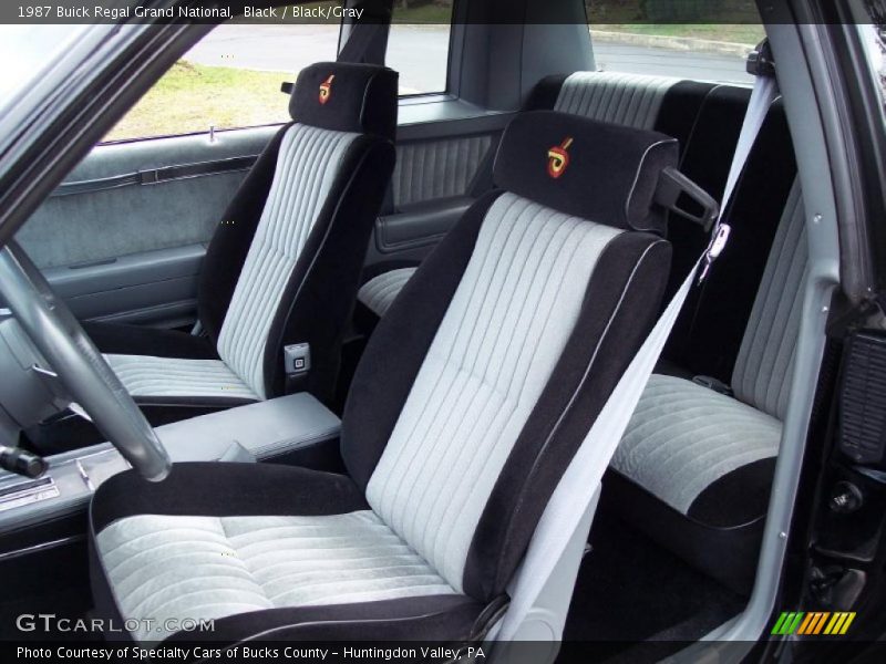  1987 Regal Grand National Black/Gray Interior