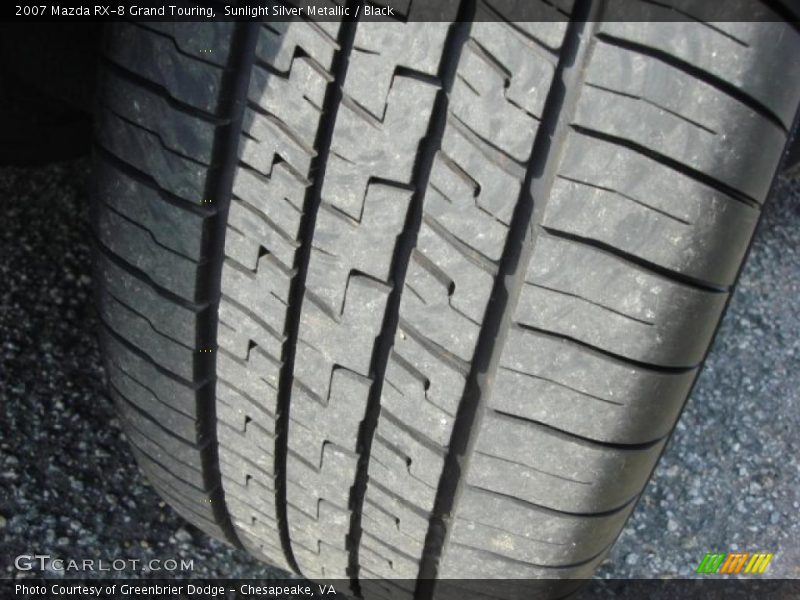 Sunlight Silver Metallic / Black 2007 Mazda RX-8 Grand Touring