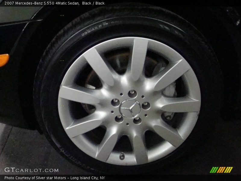 Black / Black 2007 Mercedes-Benz S 550 4Matic Sedan