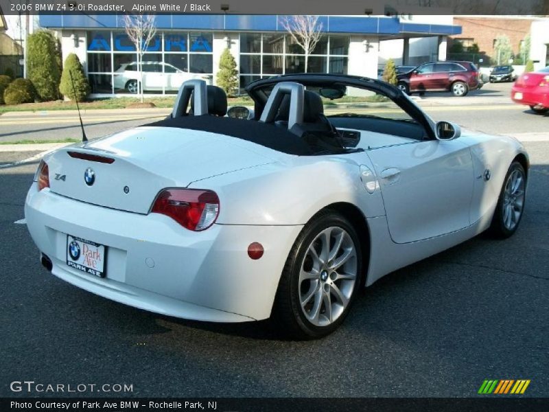 Alpine White / Black 2006 BMW Z4 3.0i Roadster